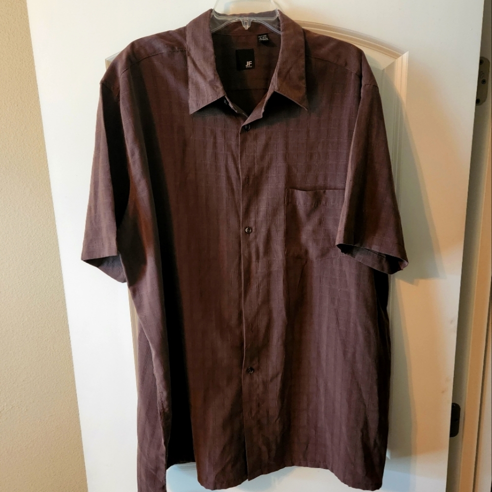 2XLT J. Ferrar short-sleeved dress shirt